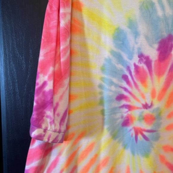 Cotton Polo, 1 of a kind ready for Dead Shows! Bright rye dye colors! - Picture 10 of 11